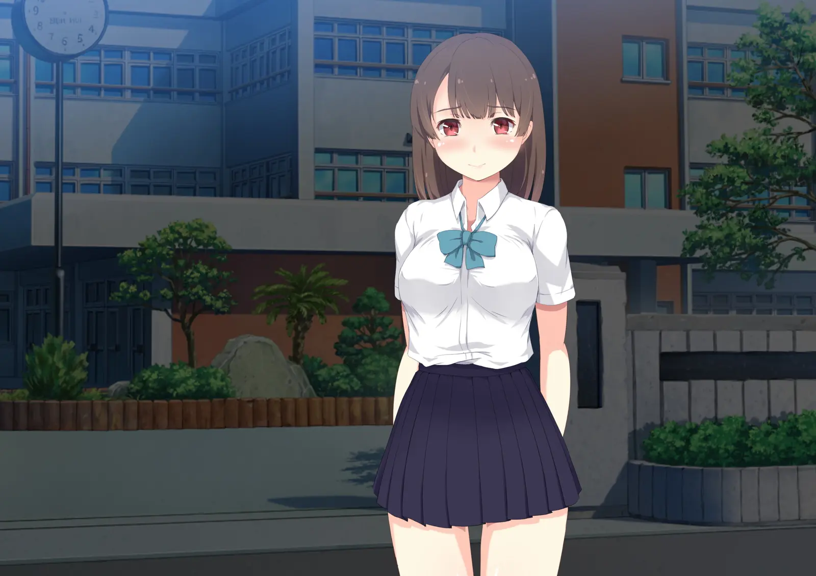 Daremo Inai Bokou Wa JK To Ore No Sex Himitsu Kichi | 아무도 없는 모교는 여고생과 나의 섹스 비밀기지